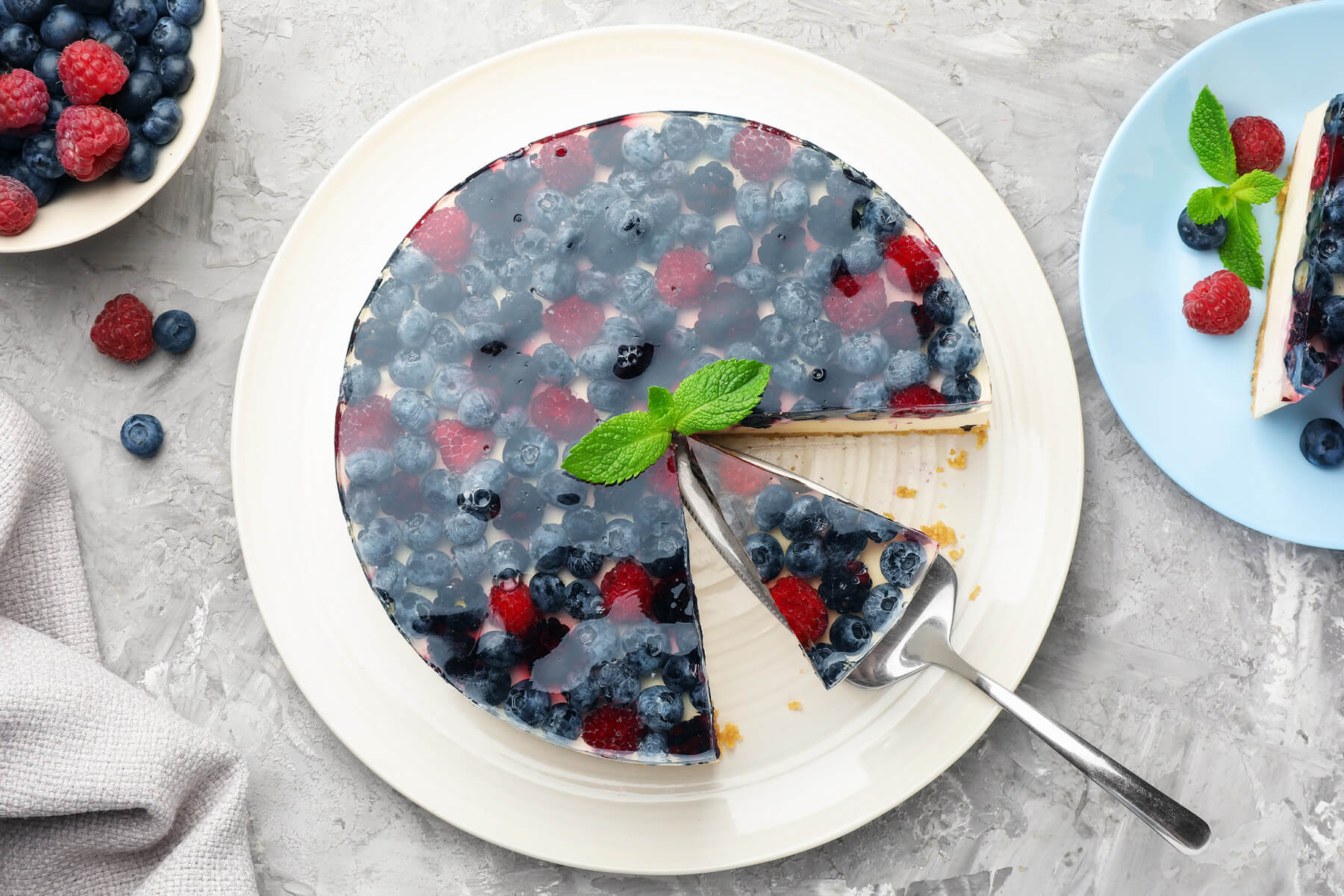 Beeren-Cheesecake ohne Backen