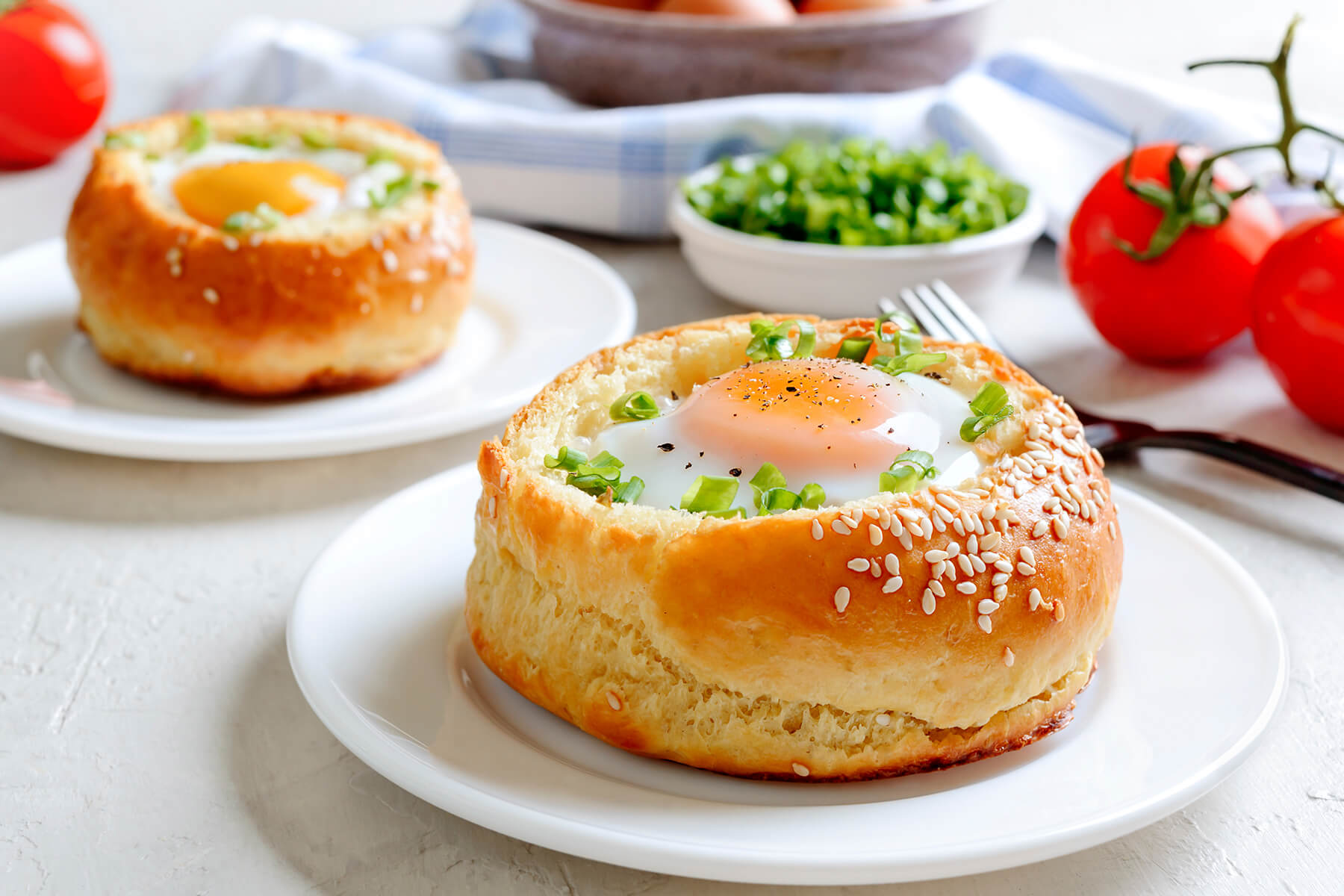 Eier-Brötchen Zubereitung