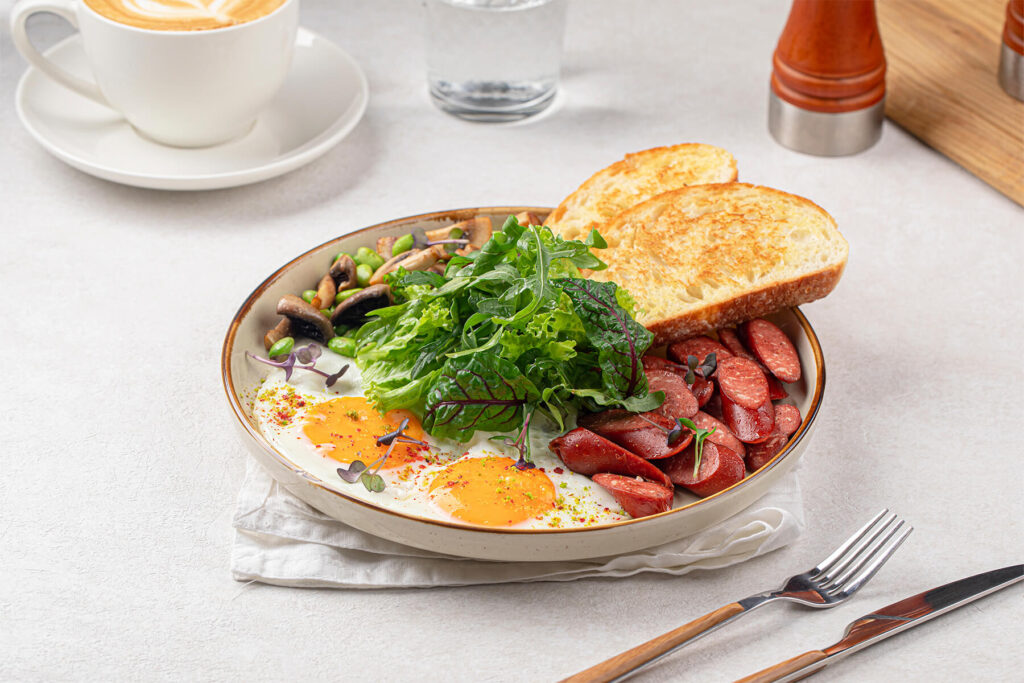 English Breakfast Bowl Nahaufnahme