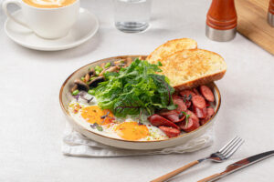English Breakfast Bowl Nahaufnahme