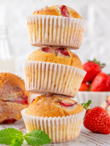 Erdbeer-Muffins fluffig und saftig