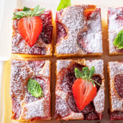 Erdbeer-Rührkuchen vom Blech