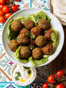 Falafel-Paste fertig gemixt