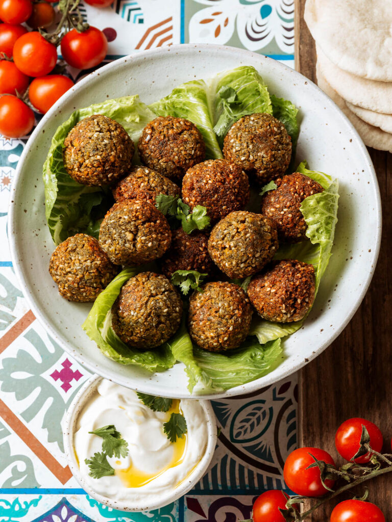 Falafel-Paste fertig gemixt