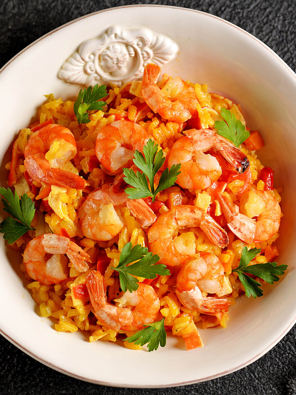 Garnelen-Risotto Zubereitung