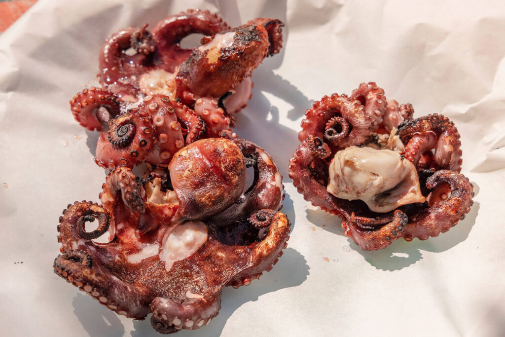 Gegrillter Oktopus