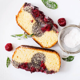 Kirsch-Mohn-Kastenkuchen – Saftiger Rührkuchen