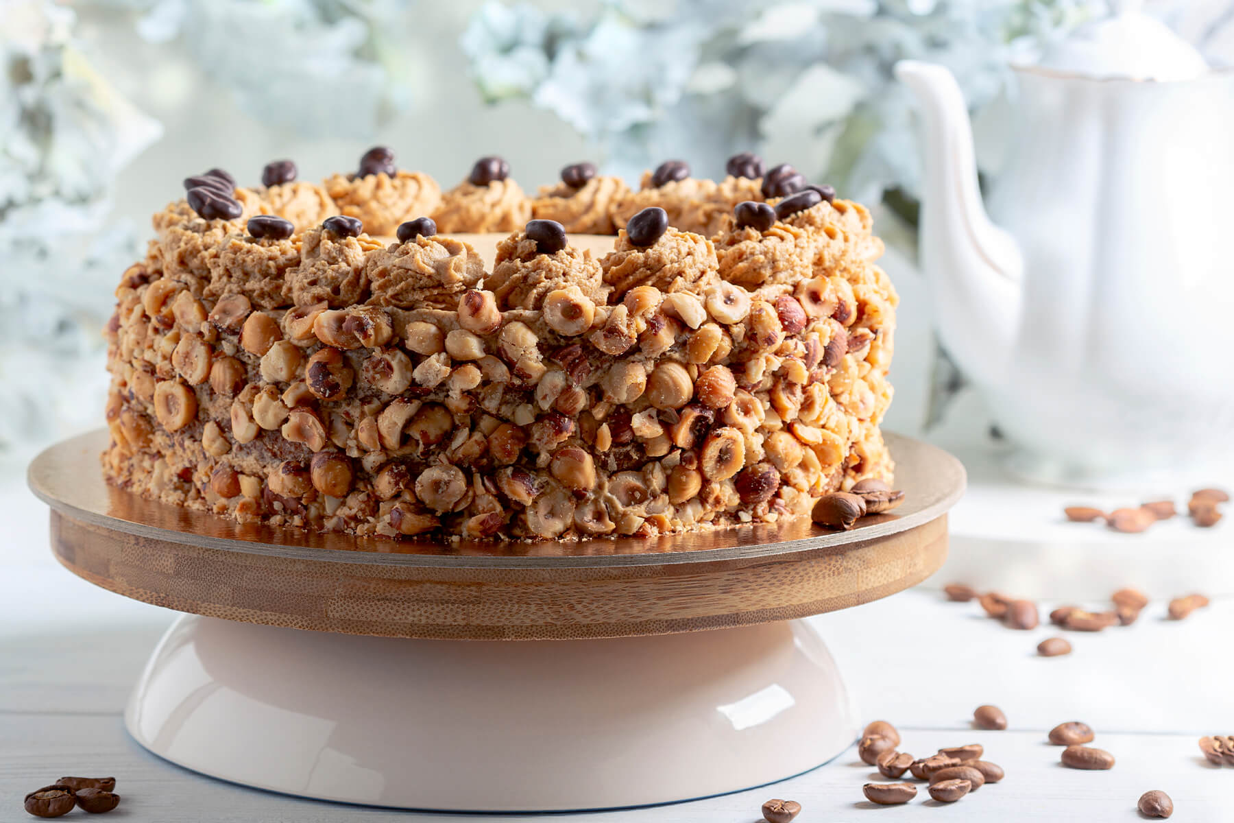 Kaffee-Torte Mokka mit Genoise-Biskuit