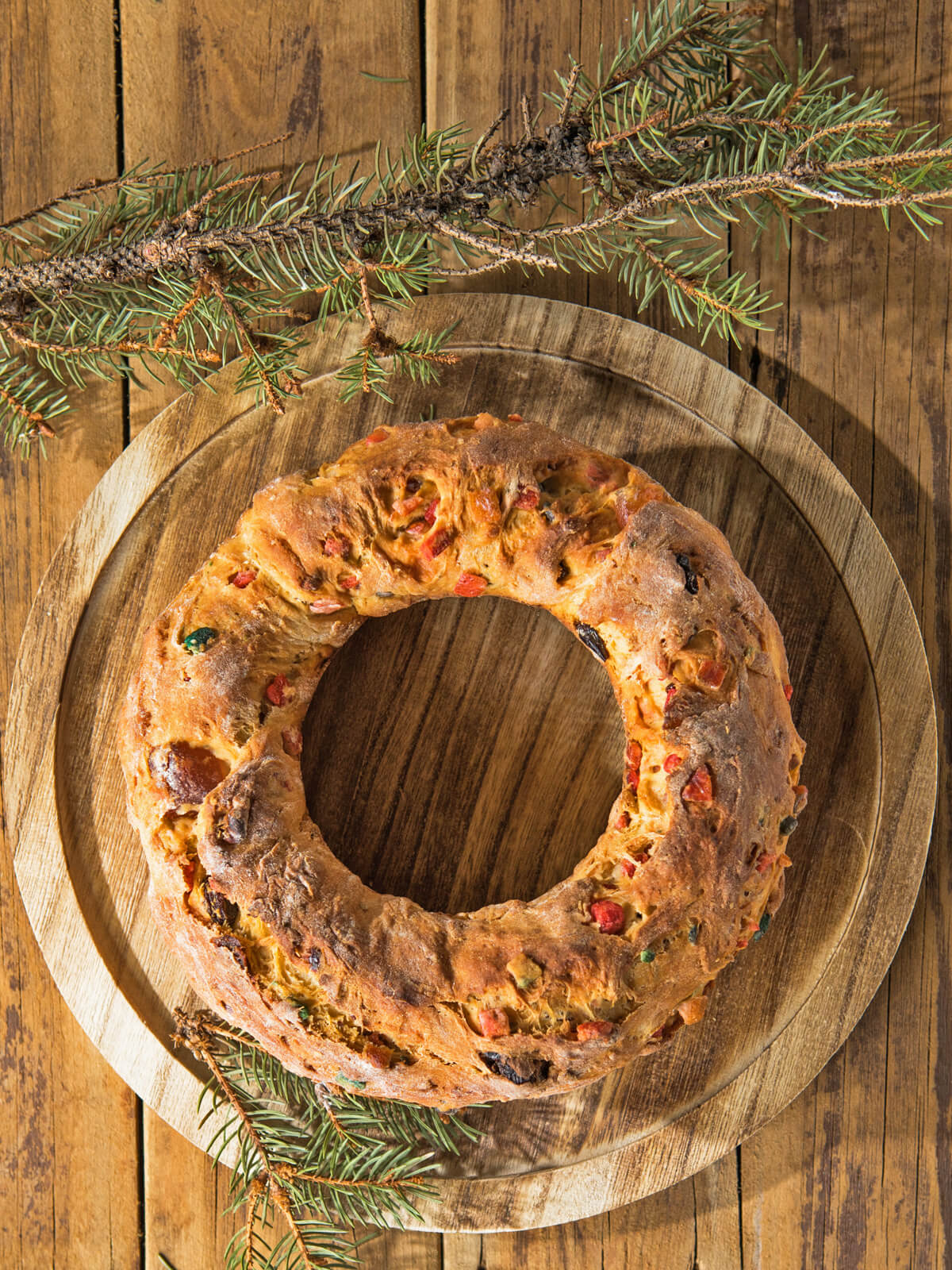 Rosca de Reyes, Dreikönigskranz