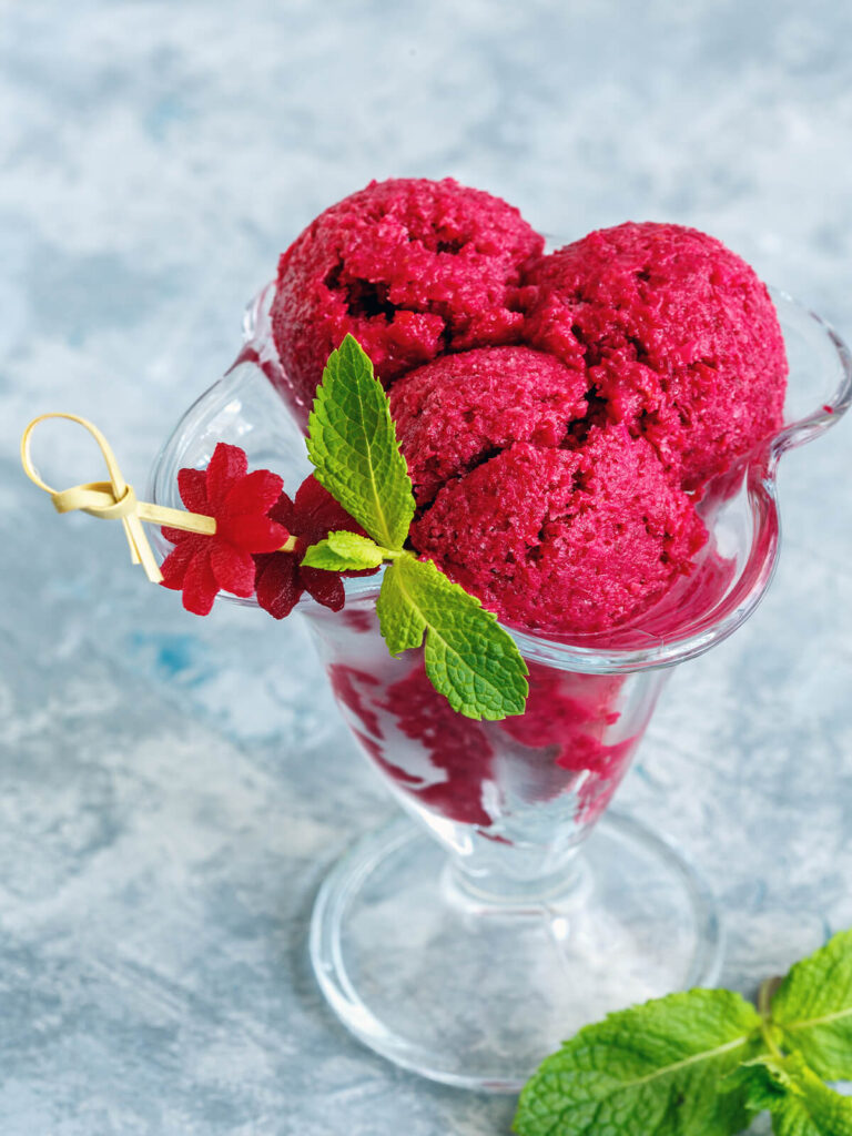 Rote-Bete-Sorbet