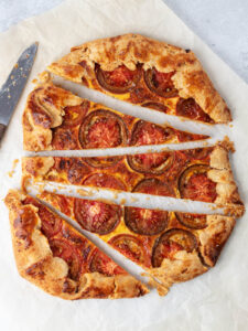 Tomaten-Galette vor dem Backen
