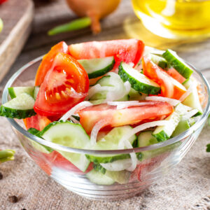 Vitamin-Salat mit Sonnenblumenöl