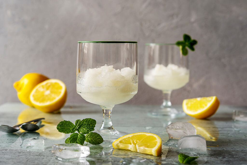 Sizilianische Zitronen-Granita (Granita al Limone)