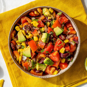 Cowboy Caviar mexikanischer Bohnen-Mais-Salat