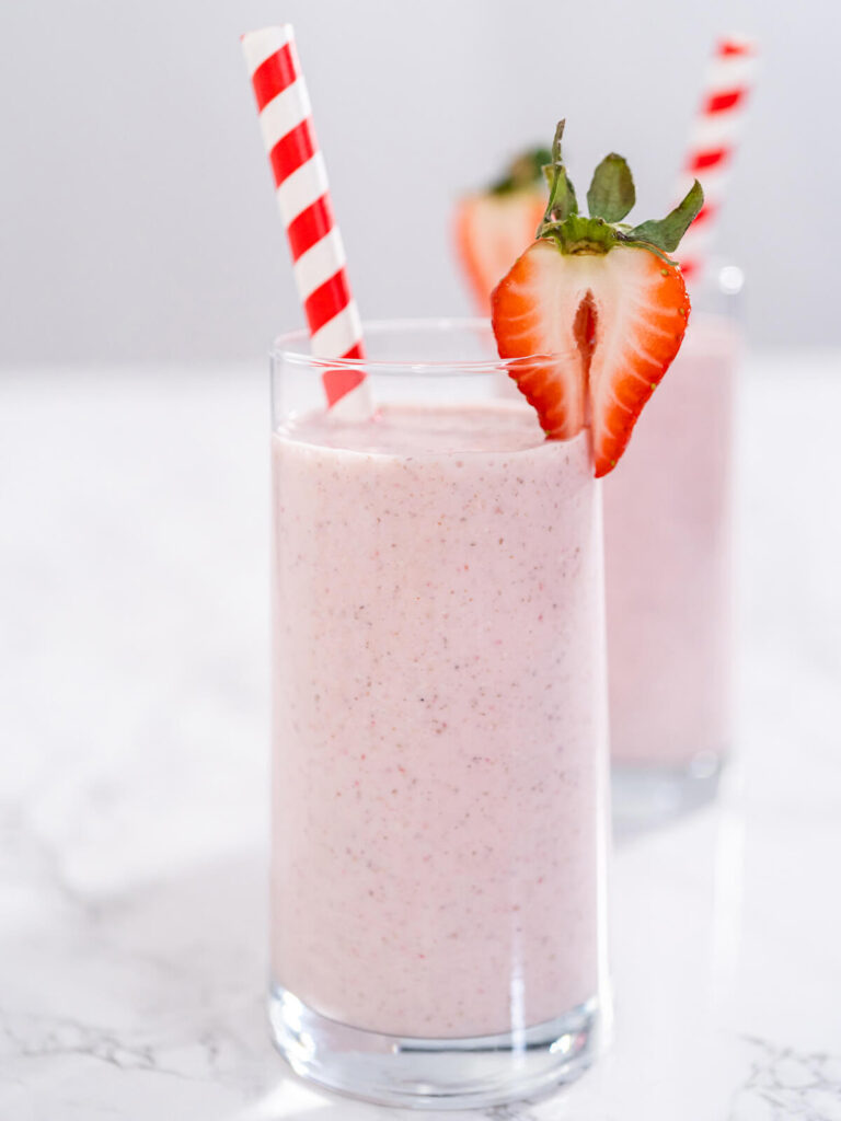 Erdbeer-Bananen-Power-Smoothie
