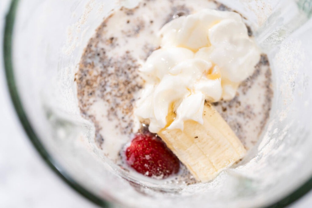 Erdbeer-Bananen-Power-Smoothie