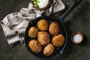 Hasselback-Kartoffeln – knusprige Akkordeon-Kartoffeln aus dem Ofen