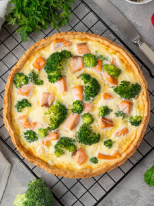Lachs-Brokkoli-Quiche