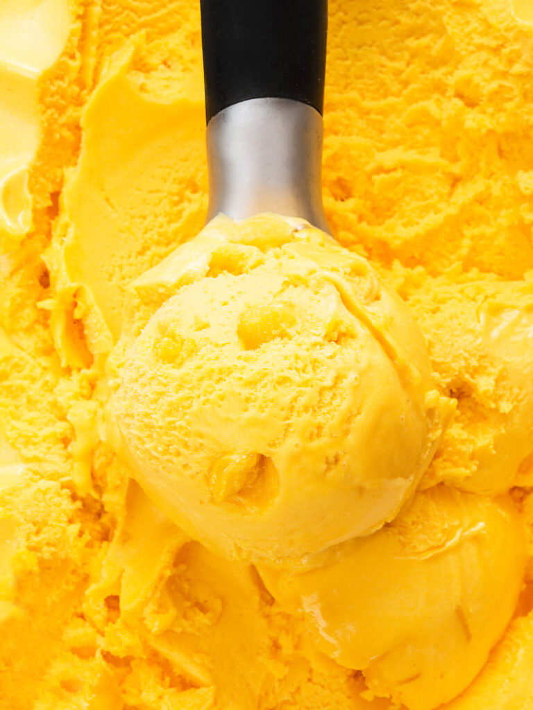 Mango-Sorbet aus drei Zutaten