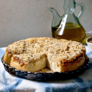 Sizilianische Focaccia mit Zwiebeln