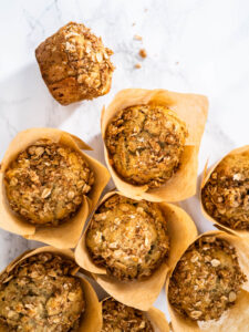 Bananen-Haferflocken-Muffins