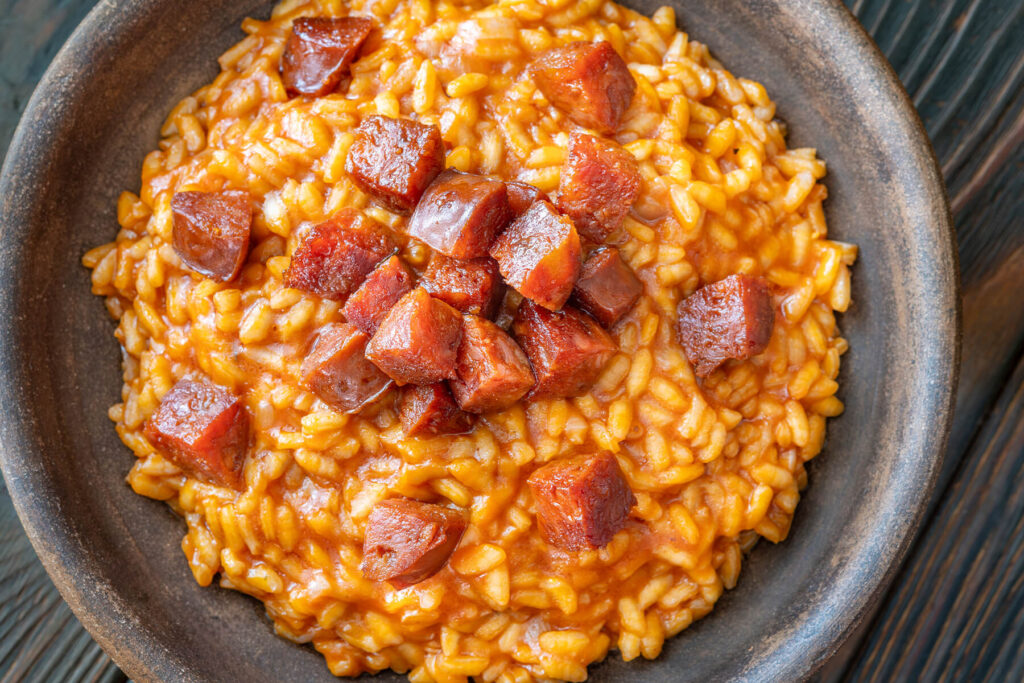 Tomaten-Chorizo-Risotto