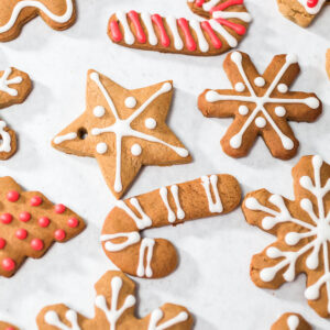 Lebkuchen-Kekse mit Ahornsirup