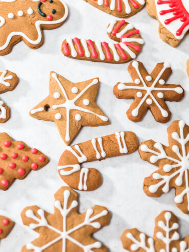 Lebkuchen-Kekse mit Ahornsirup