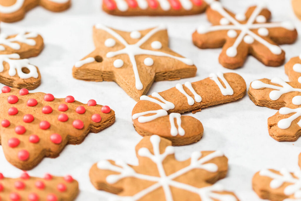 Lebkuchen-Kekse mit Ahornsirup