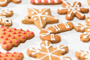 Lebkuchen-Kekse mit Ahornsirup
