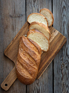 Weiches Weißbrot mit Sauerteig
